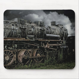 Mousepad de Trem com Motor a Vapor de Locomotiva A