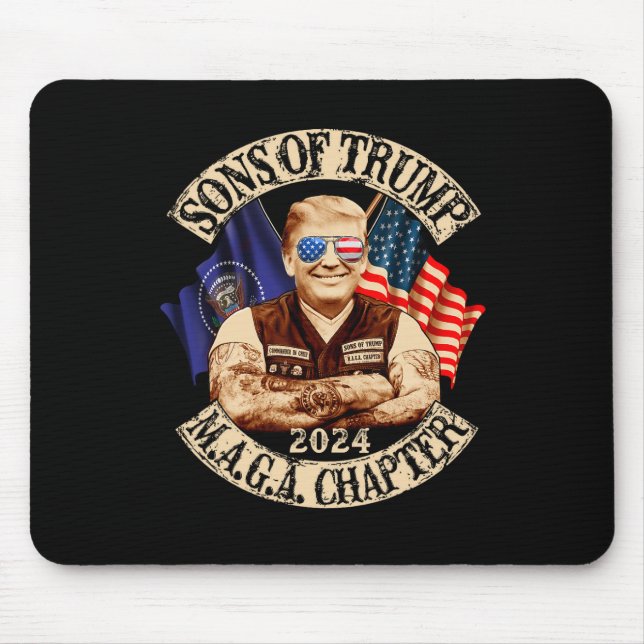 Mousepad De Trump Maga Capítulo 2024 Engraçado  (Frente)