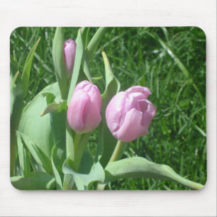 Mousepad de Tulipas Rosa