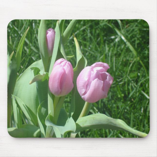 Mousepad de Tulipas Rosa (Frente)