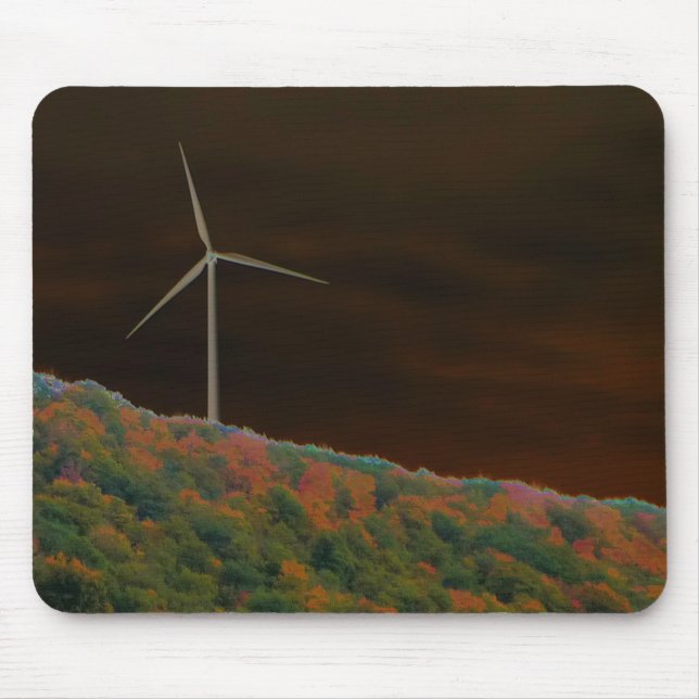 Mousepad de Turbina Eólica de Energia Alternativa  (Frente)