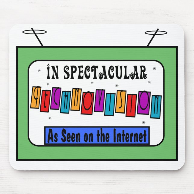 Mousepad de TV Retroativo (Frente)