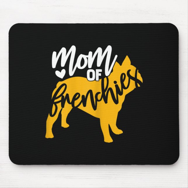 Mousepad De Um Bulldog Francês 1 (Frente)