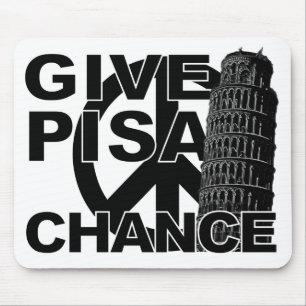 Mousepad Dê um mouse Pisa Chance