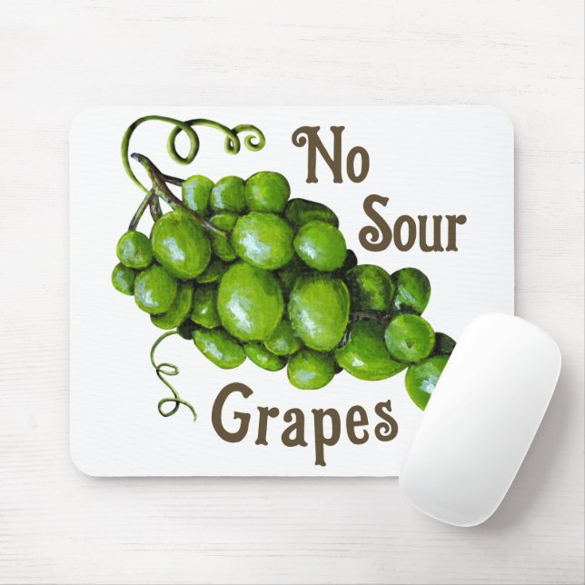 Mousepad de Uvas (Com mouse)