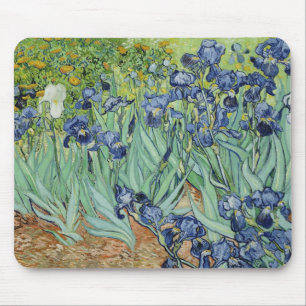 Mousepad De Van Gogh vida ainda: Vaso com íris