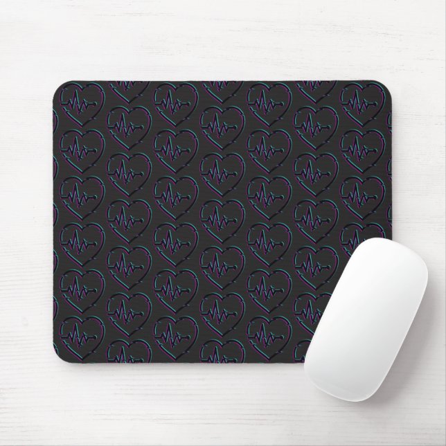Mousepad de Verificação do Coração (Com mouse)