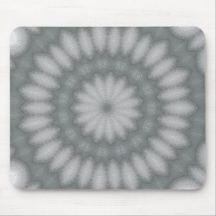 Mousepad de vidro branco