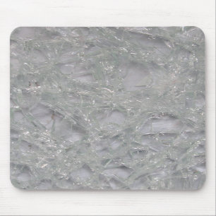 Mousepad de vidro quebrado