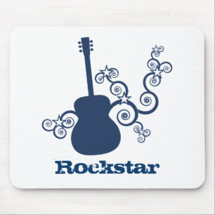 Mousepad de Violão Rockstar, Blue