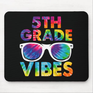 Mousepad De Volta À 5 Da Escola Vibes Tie Dye Quinto Grau