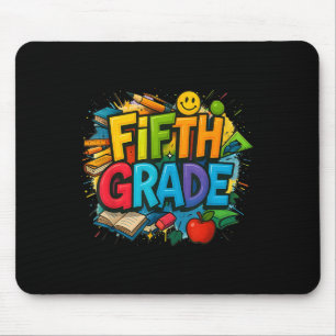 Mousepad De Volta À Equipe Do Quinto Ano Feliz Primeiro Dia