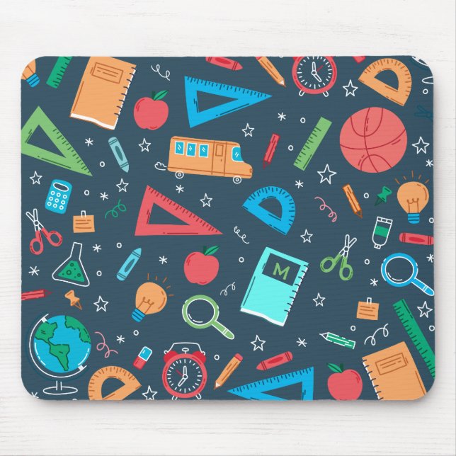 Mousepad De volta à escola (Frente)