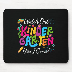 Mousepad De Volta À Escola Assista Ao Jardim De Infância Aq