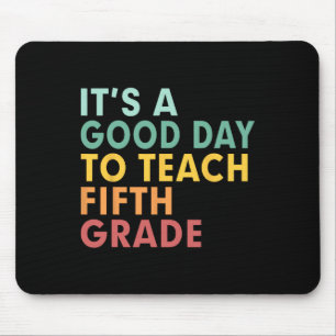 Mousepad De volta à escola é um bom dia para ensinar o quin