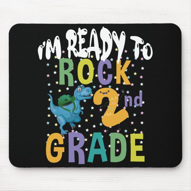 Mousepad De Volta à Escola Estou Pronto Para Balançar 2ª Sé (Frente)