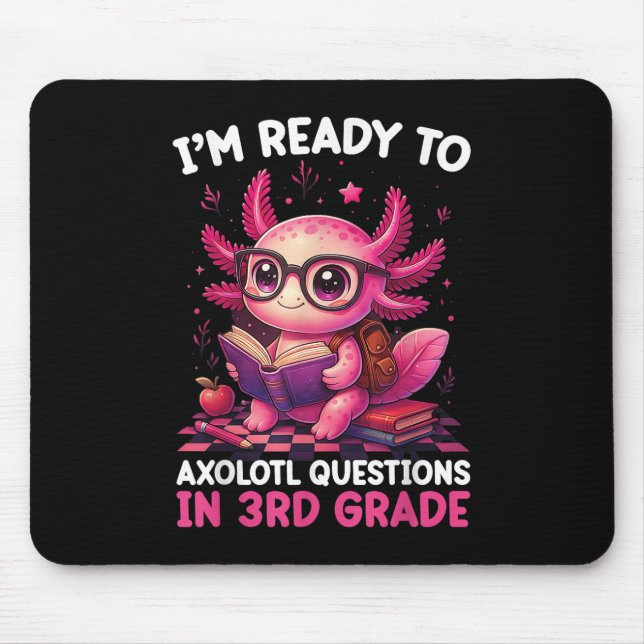 Mousepad De Volta À Escola Estou Pronto Para Fazer Pergunta (Frente)