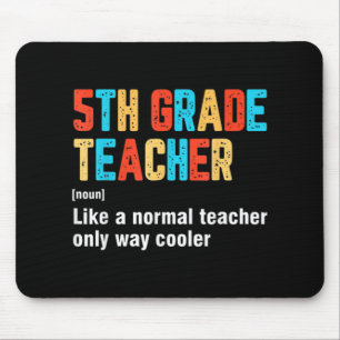 Mousepad De Volta À Escola, Grau 5, Equipe De Professores,
