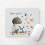 Mousepad De Volta À Escola I Science 4<br><div class="desc">Apresentando nosso charmoso Mouse Pad com ilustrações de ciência e um nome de cobrir personalizado! Adicione um toque de personalidade ao seu dia com este belo e durável Pad. Perfeito para estudantes,  ou qualquer um que ama designs de ciência.</div>