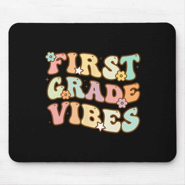 Mousepad De Volta À Escola Na Primeira Série Vibes Professo (Frente)