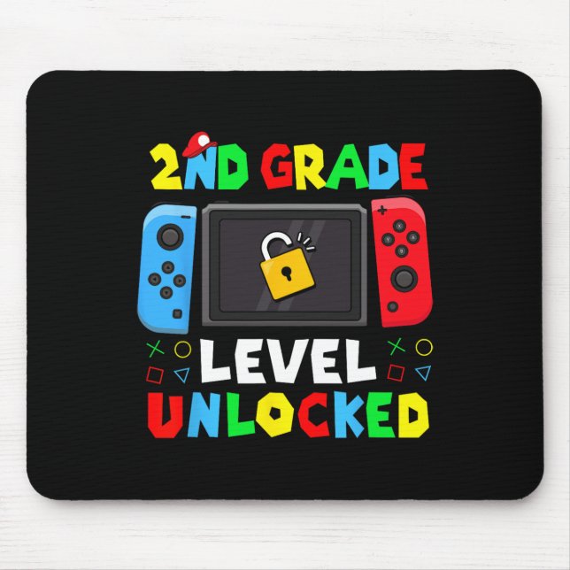 Mousepad De Volta à Escola Nível 2ª Série Desbloqueado Game (Frente)