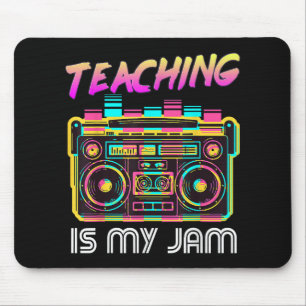 Mousepad De Volta à Escola Retro Ensino é Minha Paixão 80s