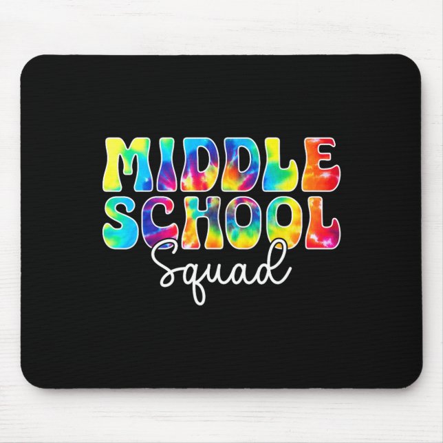 Mousepad De volta à escola time de ensino médio professor (Frente)