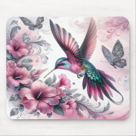 Mousepad De volta à Natureza no Suporte do Rato Hummingbird
