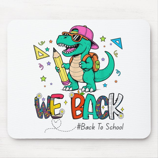 Mousepad De Volta Ao Primeiro Dia Da Escola Professores Din (Frente)