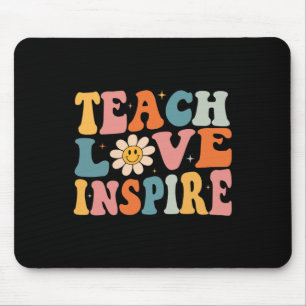 Mousepad De Volta às Aulas Ensine Amor Inspire Professores