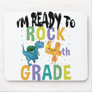 Mousepad De Volta às Aulas Estou Pronto Para Balançar 4º An