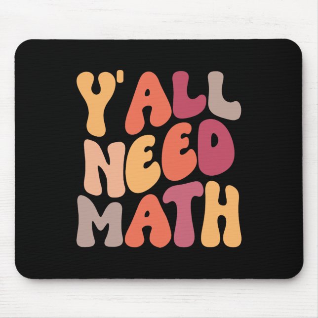 Mousepad De Volta às Aulas Yall Precisa de Professores de M (Frente)