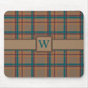 Mousepad de Xadrez Chic de outono