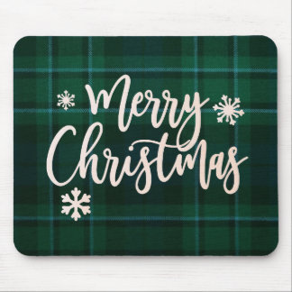 Mousepad de xadrez de Natal feliz