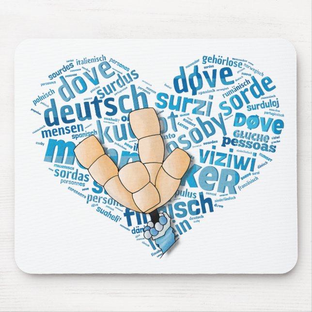 Mousepad Deaf-Hand (Frente)