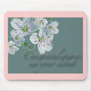 Mousepad Debut Parabéns Beauty Wildflower