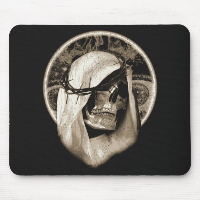 Mousepad Decadência Divina - Design Gótico (Frente)