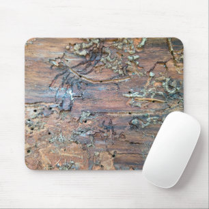 Mousepad Decaimento Orgânico na Madeira