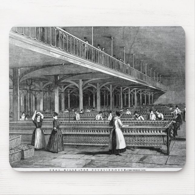 Mousepad Decano Moinho - a sala de duplicação, 1851 (litho) (Frente)