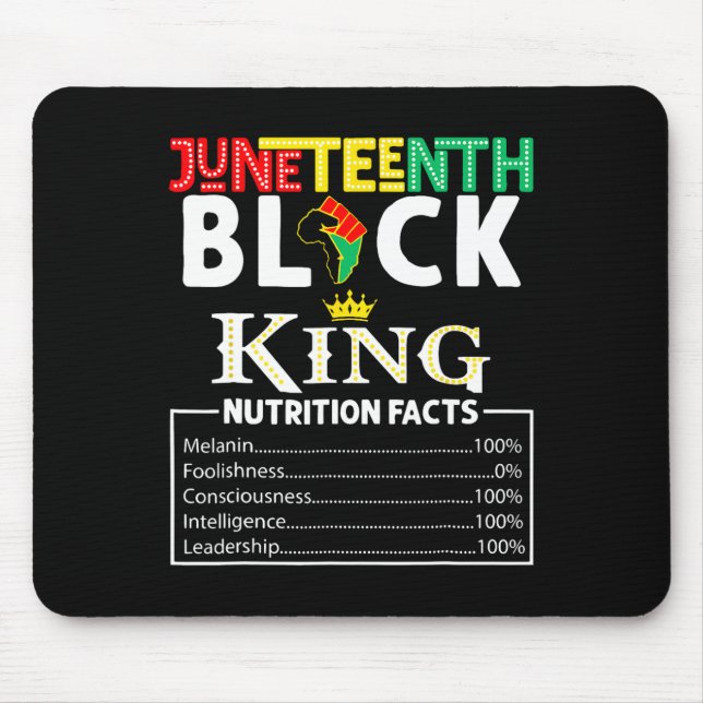 Mousepad Décima Junta de Nutrição Negra Fala Melanin Afri (Frente)