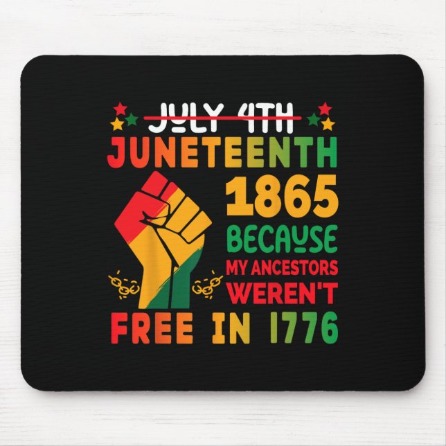 Mousepad Décima Sétima Celebração da Liberdade Negra (Frente)