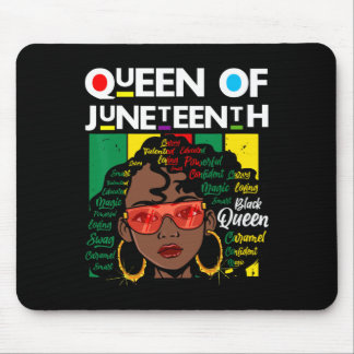 Mousepad Décima Sétima Rainha Negra Melanina Magia Sista Wo
