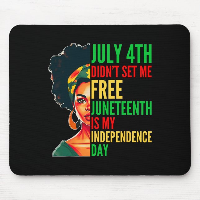 Mousepad Décimo De Junho É Meu Dia Da Independência 1865 Me (Frente)