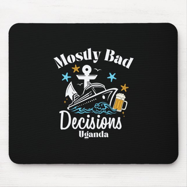 Mousepad Decisões Principalmente D Uganda Férias de Primave (Frente)