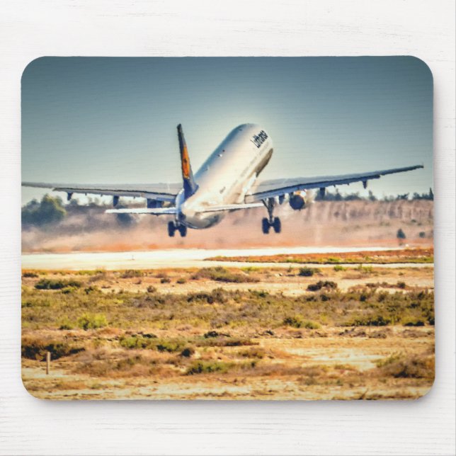 Mousepad Decolagem de Lufthansa (Frente)