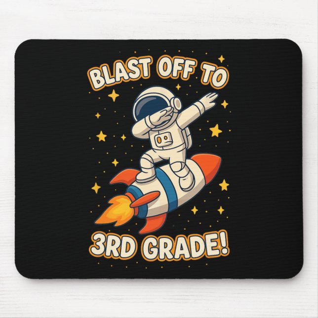 Mousepad Decolar para a 3ª Série Astronauta Divertido De Vo (Frente)