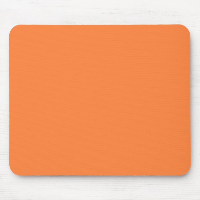 Mousepad Decor Cor Laranja de Mango Sólido pronto para pers (Frente)