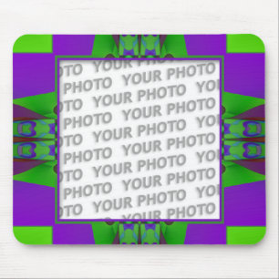 Mousepad Decoração 3 do fractal do Apophysis + sua foto