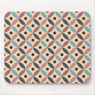 Mousepad Decoração colorida do Meio século