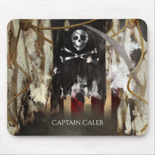 Mousepad Decoração de quarto com tema de pirata